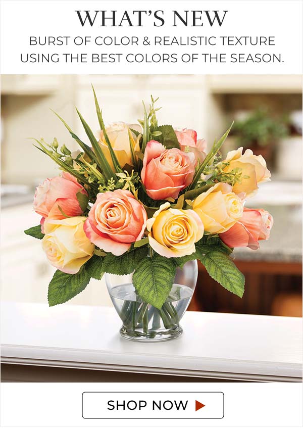 Citrus Sorbet Faux Flower Centerpiece